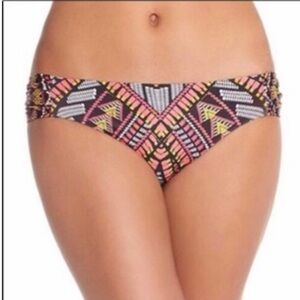 Becca Aztec Print Bikini Bottom Size M